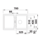 Virtuves Izlietne BLANCO ADIRA 45S SILG Tartufo M.AF SILGRANIT™, Tartufo 527591 Virtuves Izlietne BLANCO ADIRA 45S SILG Tartufo M.AF SILGRANIT™, Tartufo 527591