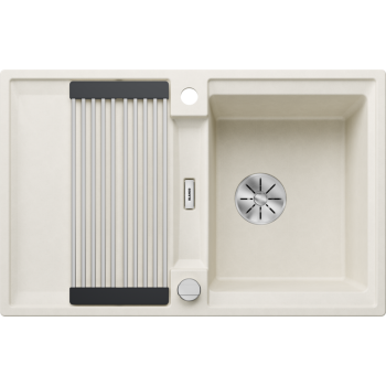 Virtuves Izlietne BLANCO ADIRA 45S SILG Soft white M.AF SILGRANIT™, Silti balts 527590
