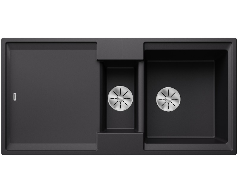 Кухонная мойка BLANCO ADIRA 6S SILG Black M.AF SILGRANIT™, Black 527601