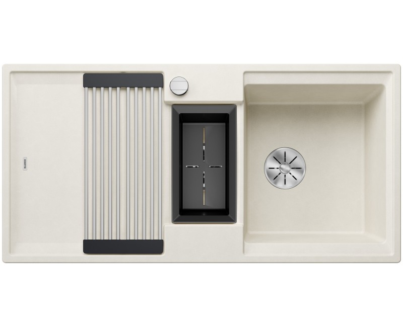 Virtuves Izlietne BLANCO ADIRA 6S SILG Soft White M.AF SILGRANIT™, Silti balts 527606