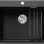 Кухонная мойка BLANCO ETAGON 6-F SILG Black M.ZUB O.AF SILGRANIT™, Black 527682