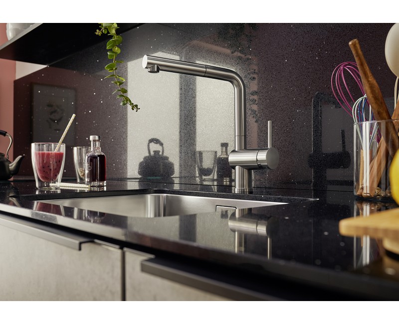 Кухонный смеситель BLANCO LINUS-S Satin Platinum 527699