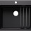 Кухонная мойка BLANCO ETAGON 6 SILG Black M.ZUB O.AF WFS SILGRANIT™, Black 527746