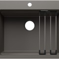 Кухонная мойка BLANCO ETAGON 6 SILG Volcano grey M.ZUB O.AF WFS SILGRANIT™, Volcano grey 527747