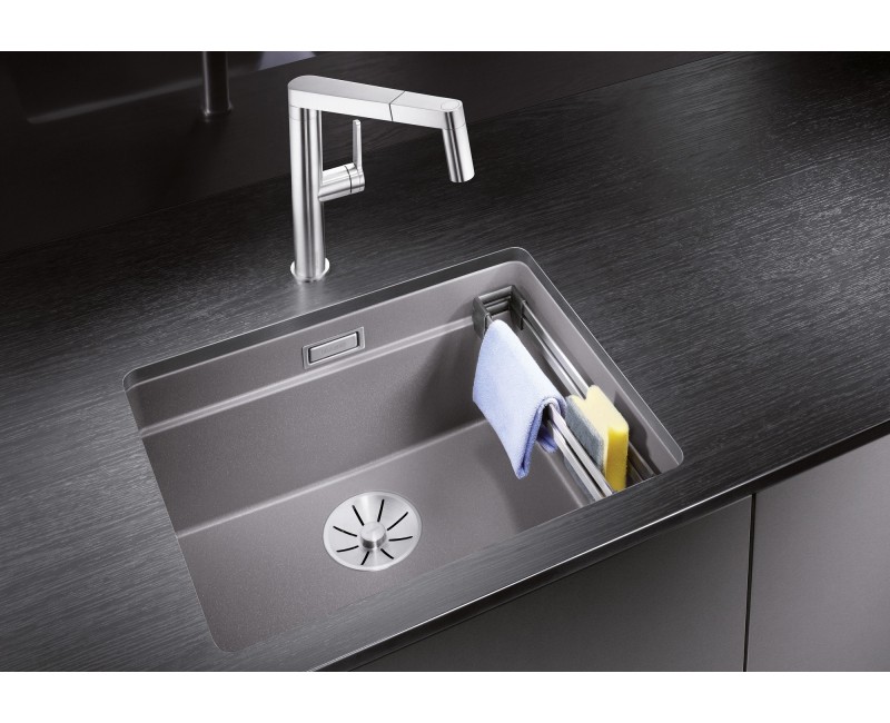 Кухонная мойка BLANCO ETAGON 500-U SILG PDUR Anthracite M.ZUB InFino O.AF SILGRANIT™, PuraDur™, Anthracite 522227