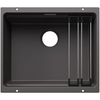 Virtuves Izlietne BLANCO Etagon 500-U SILG Rock Grey M.ZUB O.AF WFS SILGRANIT™, Akmeņu pelēka 527758