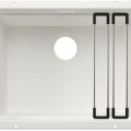 Кухонная мойка BLANCO Etagon 500-U SILG White M.ZUB O.AF WFS SILGRANIT™, White 527759