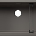 Кухонная мойка BLANCO ETAGON 700-U SILG Volcano grey M.ZUB O.AF WFS SILGRANIT™, Volcano grey 527763