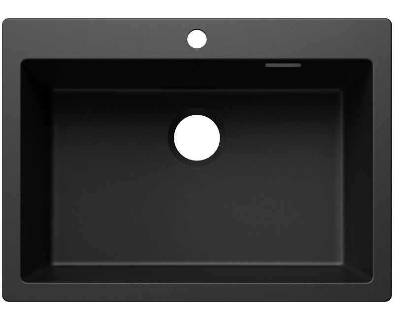 Кухонная мойка BLANCO PLEON 8 SILG Black O.ZUB O.AF WFS SILGRANIT™, Black 527778