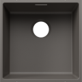 Кухонная мойка BLANCO SUBLINE 400-U SILG Volcano Grey O.ZUB O.AF WFS SILGRANIT™, Volcano Grey 527787