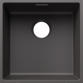 Кухонная мойка BLANCO SUBLINE 400-U SILG Rock grey O.ZUB O.AF WFS SILGRANIT™, Stone grey 527790
