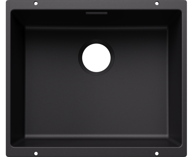 Кухонная мойка BLANCO SUBLINE 500-U SILG Black O.ZUB O.AF WFS SILGRANIT™, Black 527794