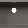 Кухонная мойка BLANCO SUBLINE 700-U SILG Volcano grey O.ZUB O.AF WFS SILGRANIT™, Volcano grey 527803