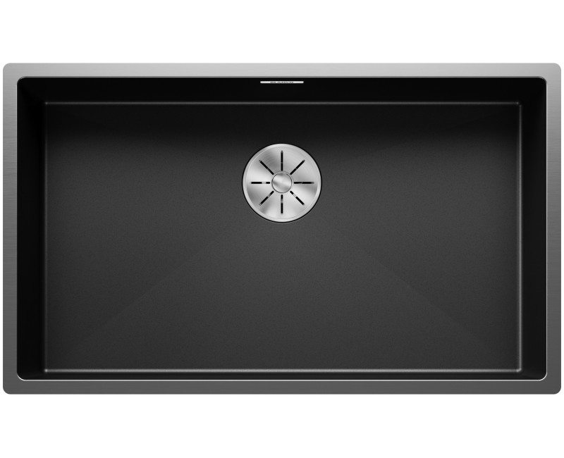 Кухонная мойка BLANCO CLARON 700-IF DarkSteel Infino O.AF, нержавеющая сталь, темная сталь 527837