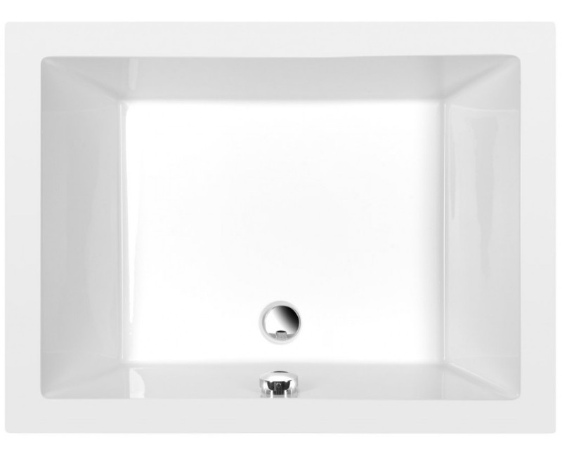 Polysan Akrila Kvadrātveida Dušas paliktnis Deep 1000x750x400