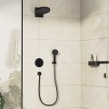 Dušas maisītājs Hansgrohe DuoTurn S Iebūvējamais, 2 ierīcēm, matēti melns 75418670