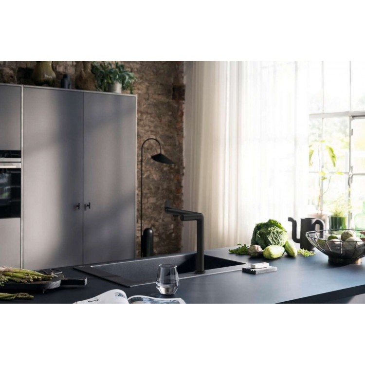 Vitruves maisītājs Hansgrohe Aqittura M91, SodaSystem, sBox, matēti melns 76837670