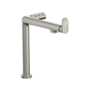 Hansgrohe Aqittura M91 shower mixer, SodaSystem, stainless steel imitation 76837800