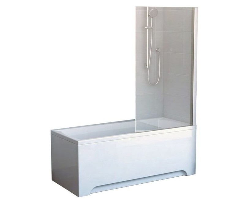 Стенка для ванны Ravak CVS1 80R хром+прозрачная 7QR40C00Z1