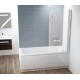 Vannas siena Ravak CVS1 80R hromēts + caurspīdīgs 7QR40C00Z1 Vannas siena Ravak CVS1 80R hromēts + caurspīdīgs 7QR40C00Z1