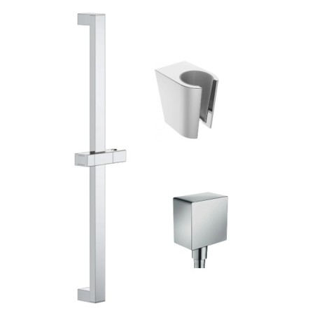 Dušas turētāji, stieņi un izvadi