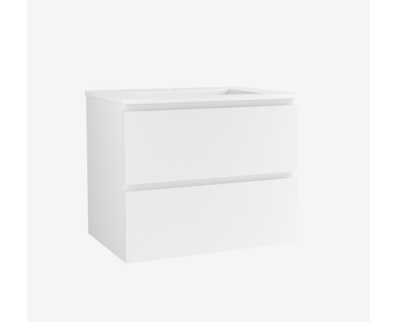 Vannas istabas skapītis OZE HARMONIE (bez izlietnes) 800mm Balta matēta