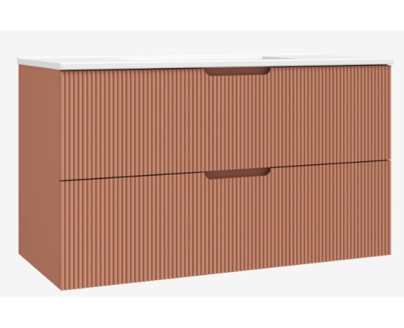 Vannas istabas skapītis OZE Hipster (bez izlietnes) 1000mm Terracotta