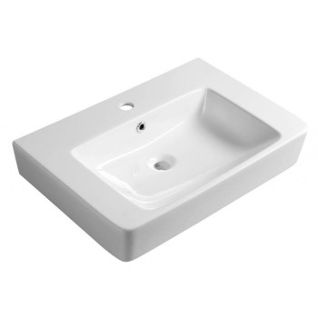 Раковина для ванной AQUALINE MODIS 65x45 см, белая FS9C1OUTLET