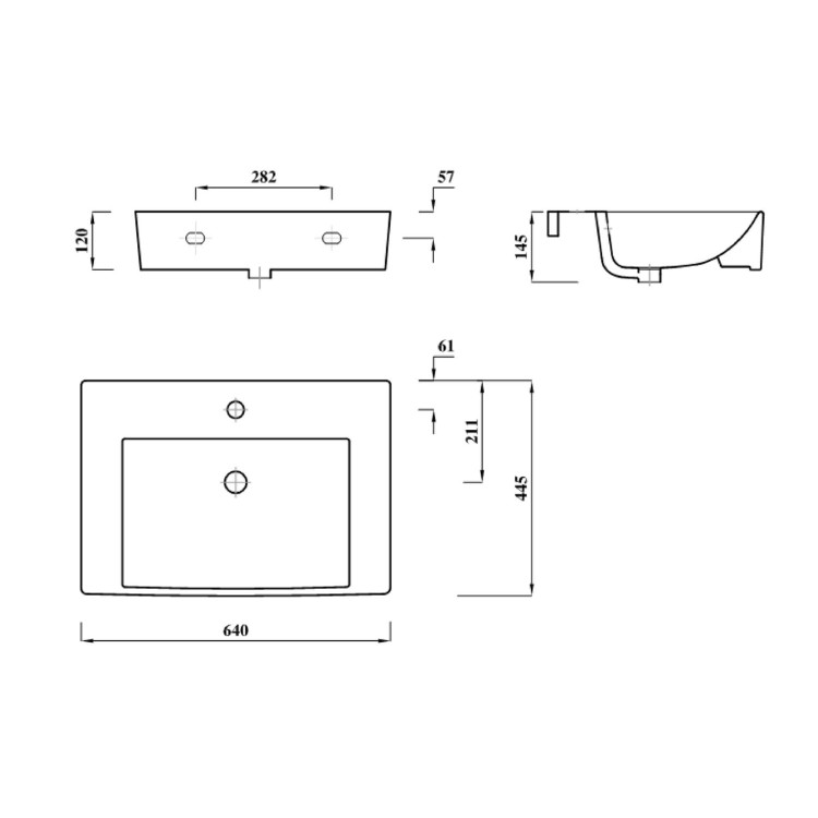 Раковина для ванной AQUALINE MODIS 65x45 см, белая FS9C1OUTLET Раковина для ванной AQUALINE MODIS 65x45 см, белая FS9C1OUTLET