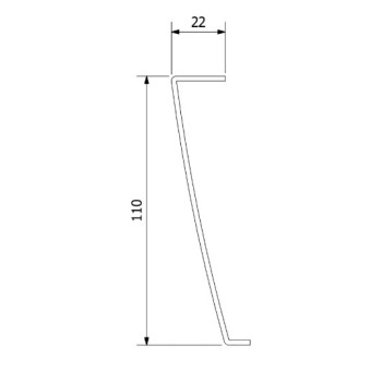Панель для душевого поддона Polysan Rena R, 900x800 мм, R550, правая, белая 72892