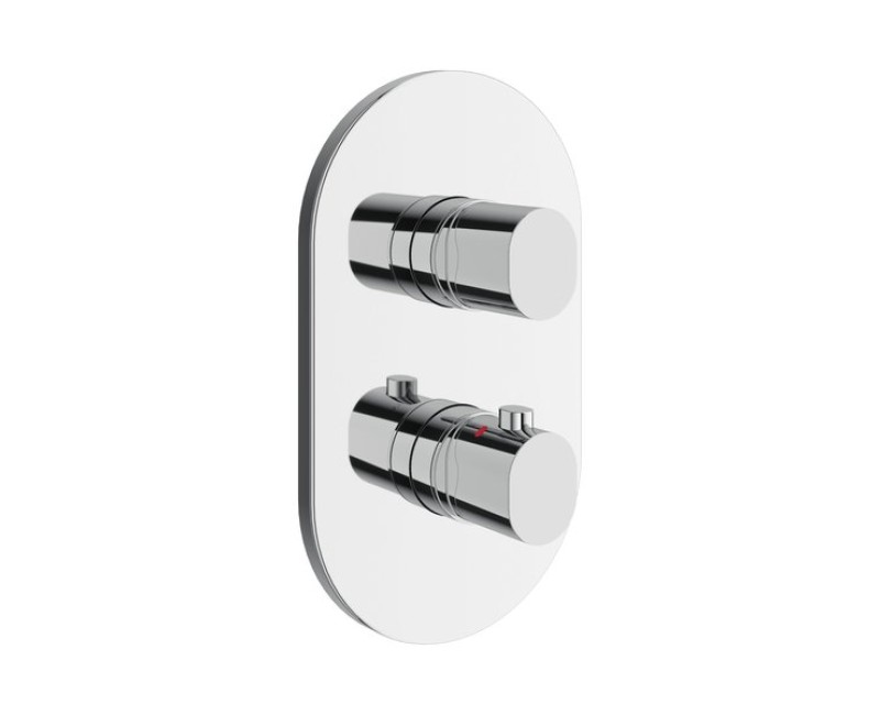 Ванны Смеситель для ванны/душа Ravak Chrome CR II 063.00CR.O2.RB071 с термостатом Хром X070455