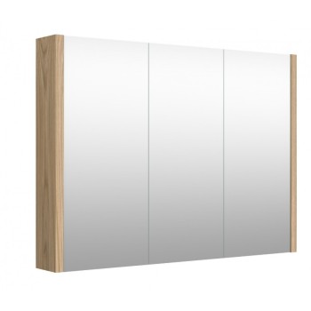 Зеркальный шкаф Raguvos Baldai Joy 100 светлый дуб
