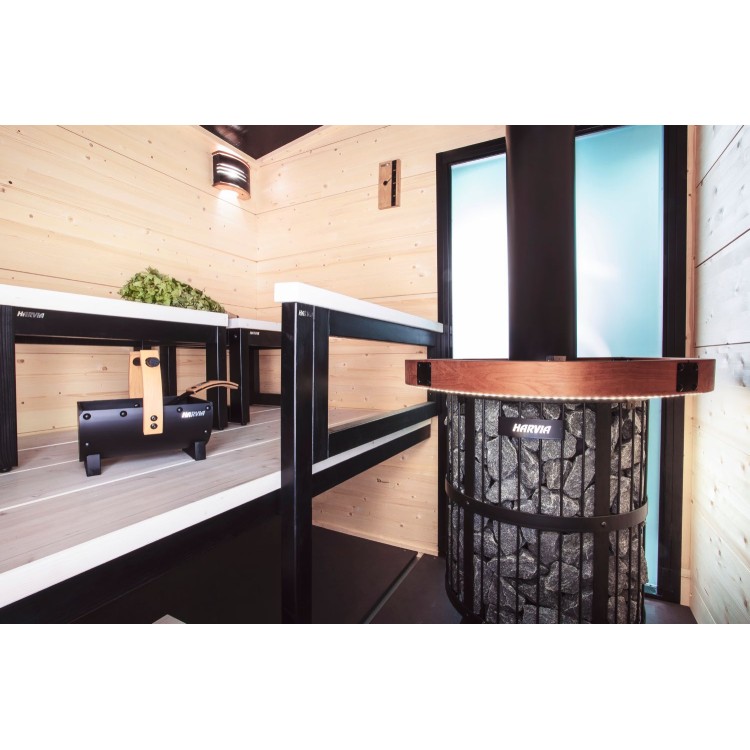 Дровяная печь для сауны Harvia Legend 240 DUO WKLE20DUOM/WK240LDLUX