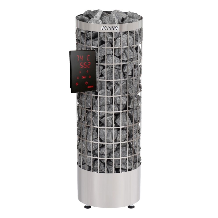 Elektriskā Pirts krāsns Harvia Cilindro PC90XW steel Wifi HPC904XW Elektriskā Pirts krāsns Harvia Cilindro PC90XW steel Wifi HPC904XW