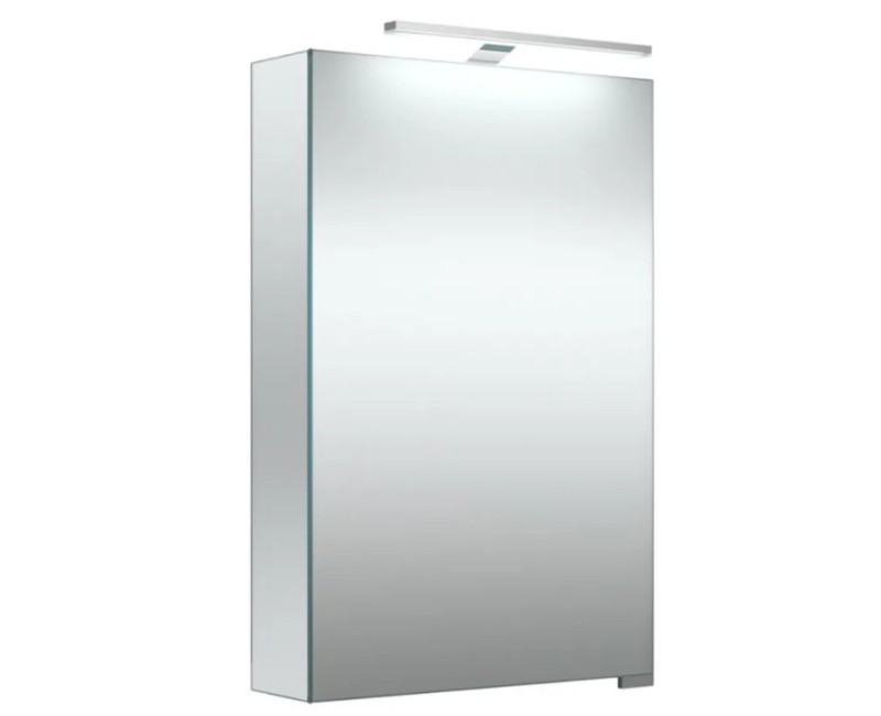 Spoguļskapītis Raguvos Baldai Cosmos 46cm ar sānu spoguļiem, ar LED (36cm  4000K) apgaismojumu
