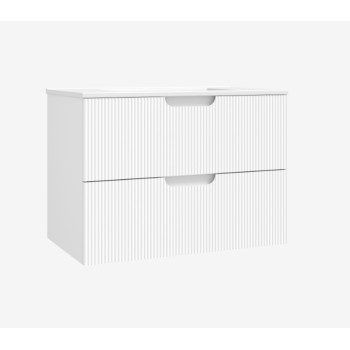 Vannas istabas skapītis OZE Hipster (bez izlietnes) 800mm Balta matēta