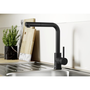 Virtuves maisītājs BLANCO MILA-S Melns matt HD 526660