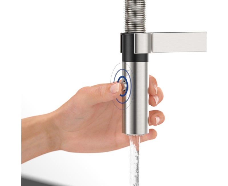 Virtuves maisītājs Villeroy & Boch Steel Expert 2.0, elastīga izteka, izvelkams, Nerūsējošais tērauds 928000LC