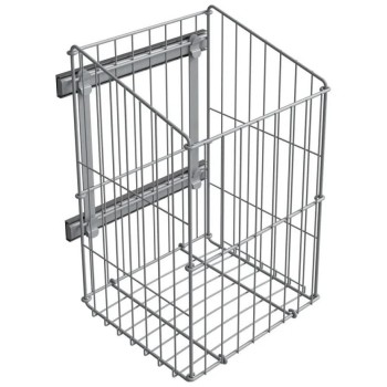 Veļas grozs Kame 28x25x45cm, Pelēka (AC1611) OUTLET