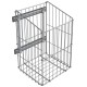 Veļas grozs Kame 28x25x45cm, Pelēka (AC1611) OUTLET