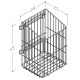 Veļas grozs Kame 28x25x45cm, Pelēka (AC1611) OUTLET