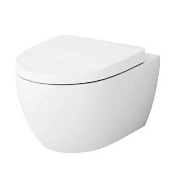 Piekaramais Tualetes Pods AM.PM Ar Soft Close vāku, Balts C111738SC OUTLET