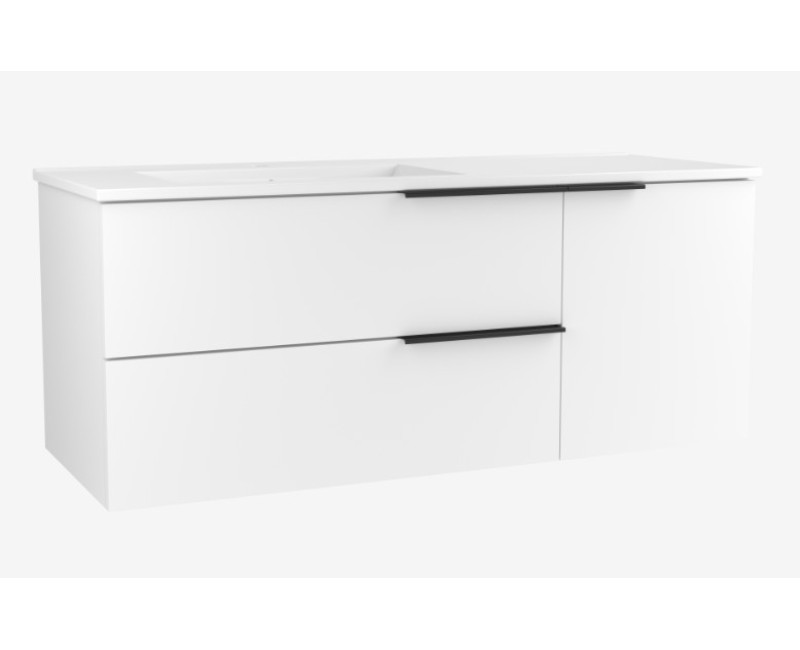 Vannas istabas skapītis OZE Celtic (bez izlietnes) 1200mm Balts