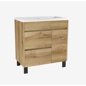 Vannas istabas skapītis OZE DANDY (bez izlietnes) 800mm Golden Oak