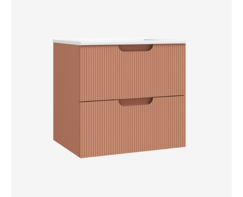 Шкафчик под раковиной OZE Hipster (без раковины) 600мм Terracotta