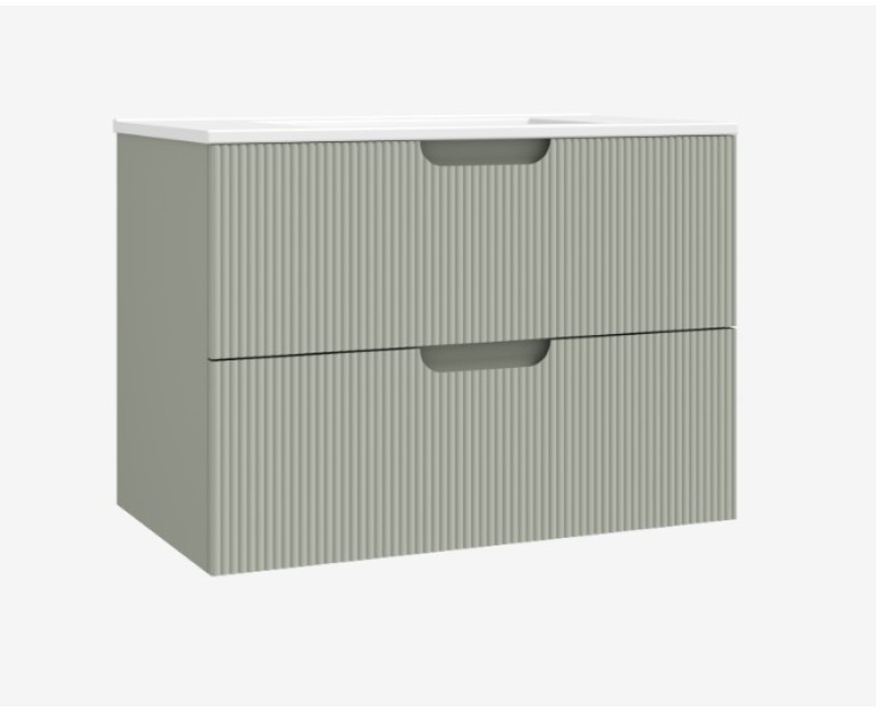 Vannas istabas skapītis OZE Hipster (bez izlietnes) 800mm Sage Green