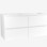 Vannas istabas skapītis OZE COME (bez izlietnes) 1400mm Balta