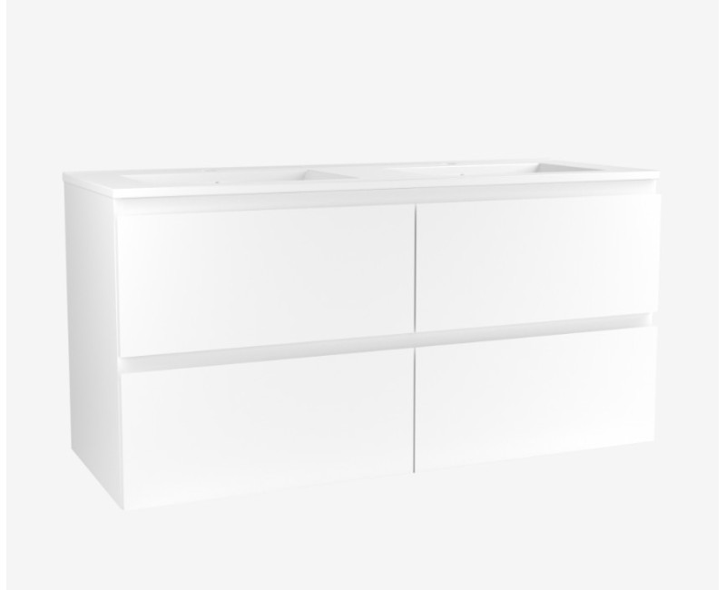 Vannas istabas skapītis OZE COME (bez izlietnes) 1400mm Balta