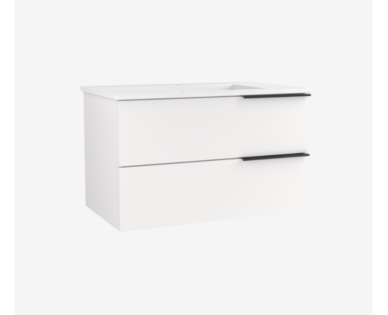 Vannas istabas skapītis ar izlietni OZE Celtic 800mm Balts