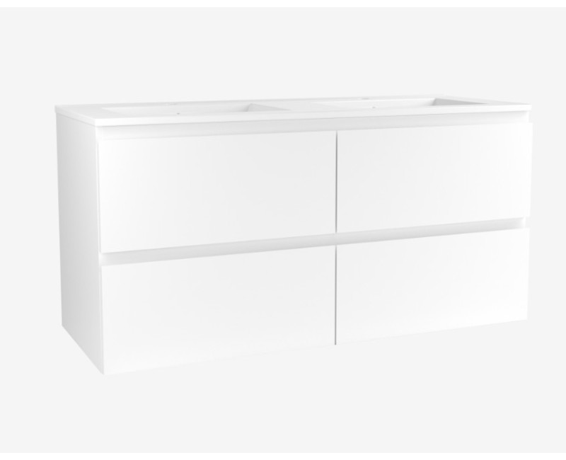 Vannas istabas skapītis ar izlietni OZE COME 1200mm Balts